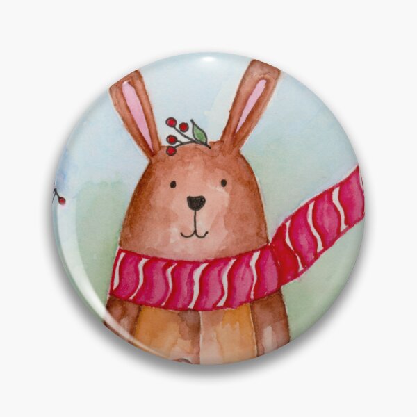 Item preview, Cute rabbit postcard illustration for children and adults designed and sold by hobbyakvarell.