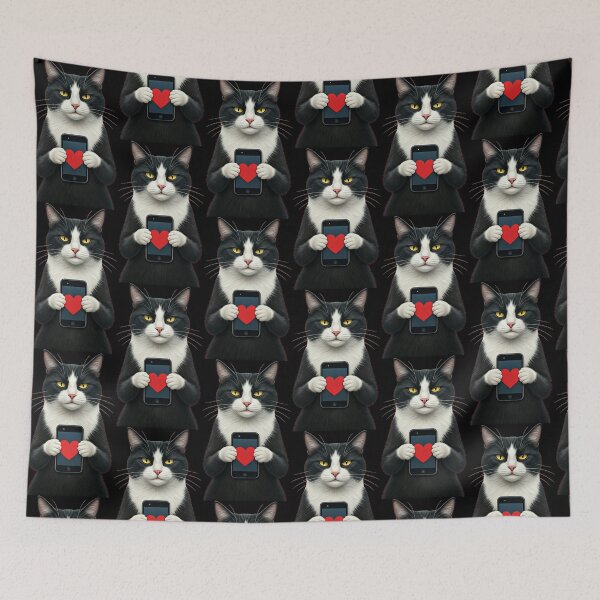 Item preview, Valentines Day Cat designed and sold by Tw1nsAIArt.