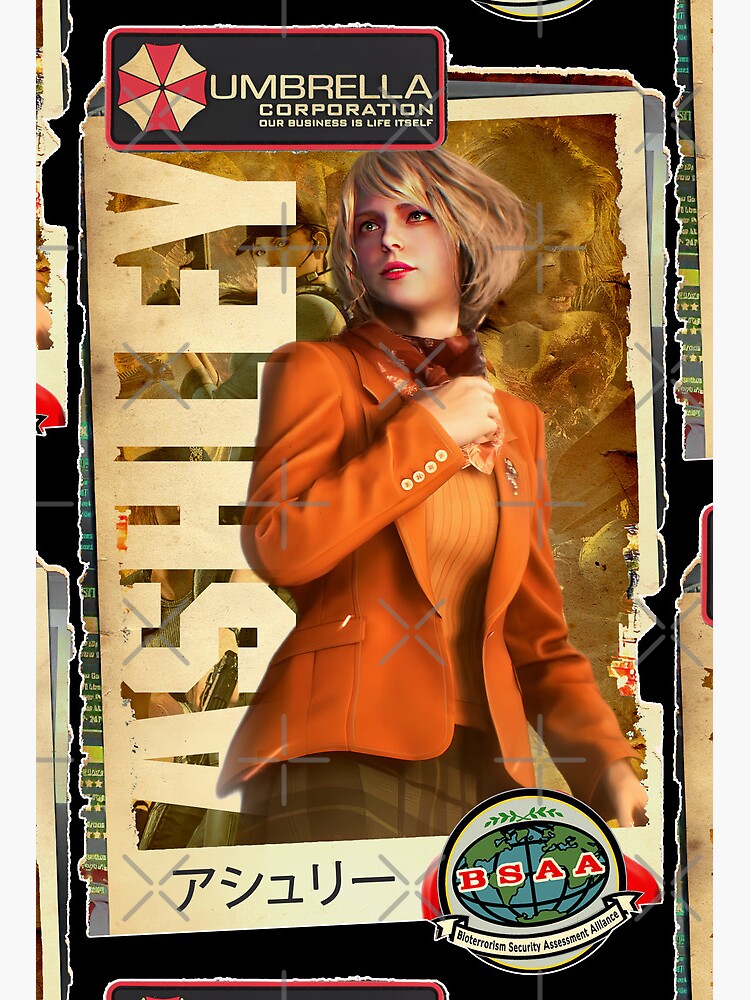 Thumbnail 2 von 2, Galeriedruck, Resident Evil Ashley Klassische Retro-Gaming-Kunst designt und verkauft von Back2Collage.