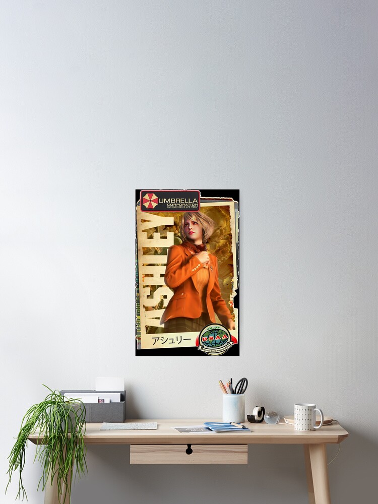 Thumbnail 1 von 3, Poster, Resident Evil Ashley Klassische Retro-Gaming-Kunst designt und verkauft von Back2Collage.
