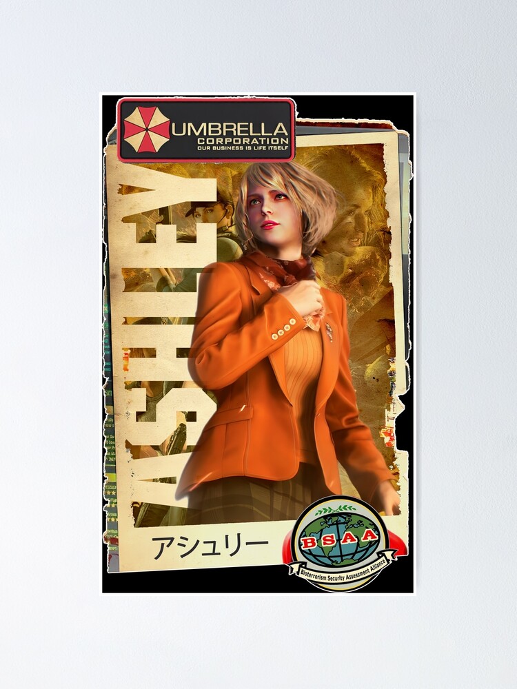 Thumbnail 2 von 3, Poster, Resident Evil Ashley Klassische Retro-Gaming-Kunst designt und verkauft von Back2Collage.
