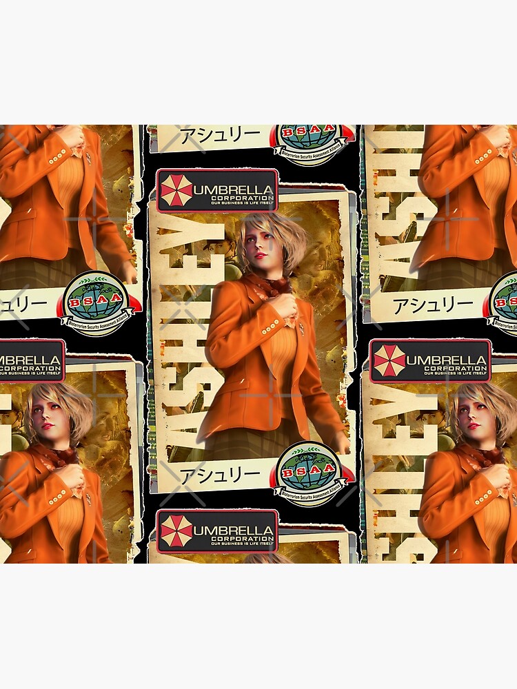 Thumbnail 3 von 3, Wandbehang, Resident Evil Ashley Klassische Retro-Gaming-Kunst designt und verkauft von Back2Collage.