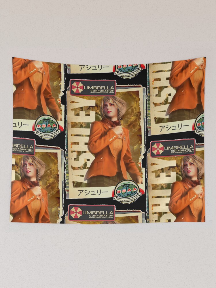 Thumbnail 2 von 3, Wandbehang, Resident Evil Ashley Klassische Retro-Gaming-Kunst designt und verkauft von Back2Collage.