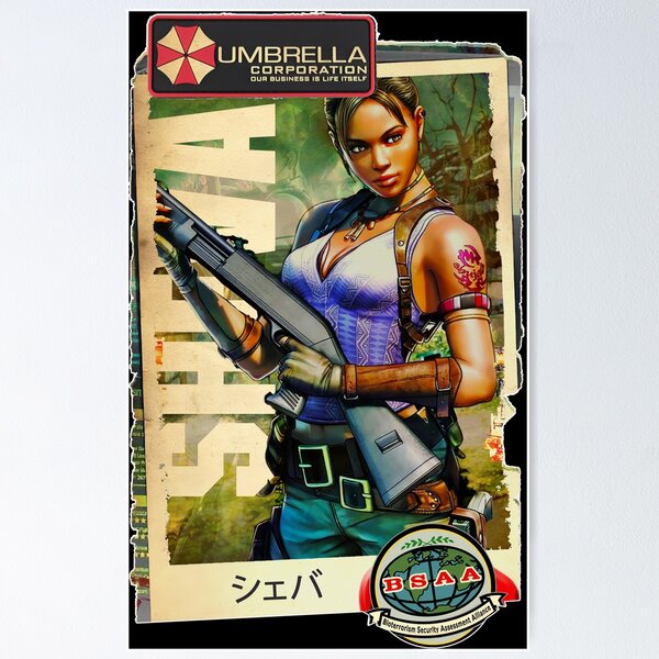 Artikel-Vorschau von Resident Evil Sheva Alomar Klassische Retro-Gaming-Kunst, designt und verkauft von Back2Collage.