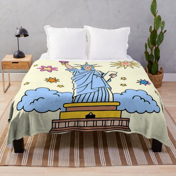 Item preview, Modern Pop Art USA Statue of Liberty designed and sold by ART ATTACK ZONE.