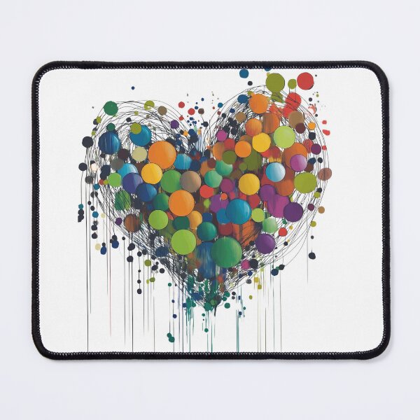 Item preview, Heart shape. Circles, bubble, abstract! designed and sold by Shoot-The-Moon.