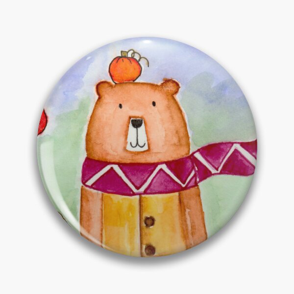 Item preview, Cute bear postcard illustration for children and adults designed and sold by hobbyakvarell.