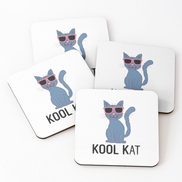 Item preview, Kool Kat, Shades On, Drama Off, Cat, cool, funnyfits70, Humor, Funny, retro, vintage, funny quotes, animal humor, designed and sold by FunnyFits70.