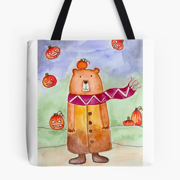 Item preview, Cute bear postcard illustration for children and adults designed and sold by hobbyakvarell.