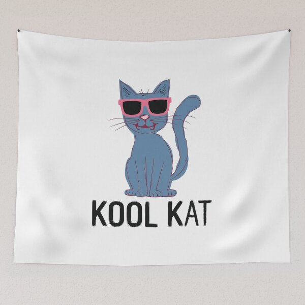 Item preview, Kool Kat, Shades On, Drama Off, Cat, cool, funnyfits70, Humor, Funny, retro, vintage, funny quotes, animal humor, designed and sold by FunnyFits70.