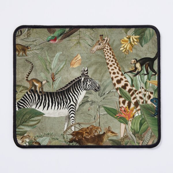 Item preview, Vintage Tropical Safari Wildlife Animals Jungle designed and sold by UtArt.