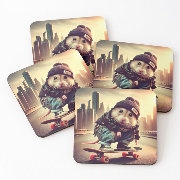 Item preview, Skateboarding Hamster designed and sold by Angelandspot.