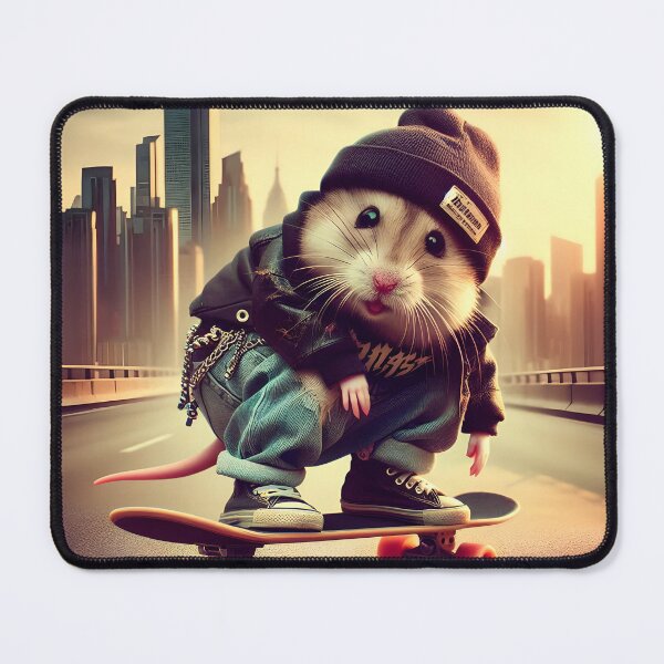 Item preview, Skateboarding Hamster designed and sold by Angelandspot.