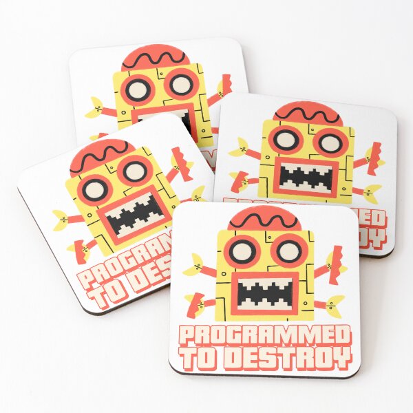 Item preview, Robot Programmed to destroy designed and sold by FunEyeDesign.