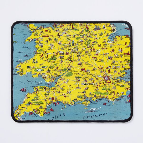 Item preview, The New Pictorial Map of England and Wales designed and sold by colourfind.