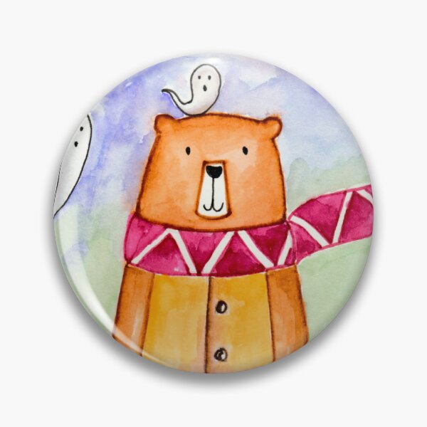 Item preview, Cute bear postcard watercolor illustration for children and adults  designed and sold by hobbyakvarell.