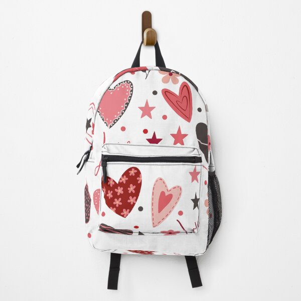 Item preview, Romantic Heart Pattern Design with Love Elements designed and sold by Maniutek.