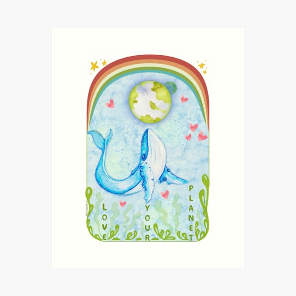 Love your planet Art Print