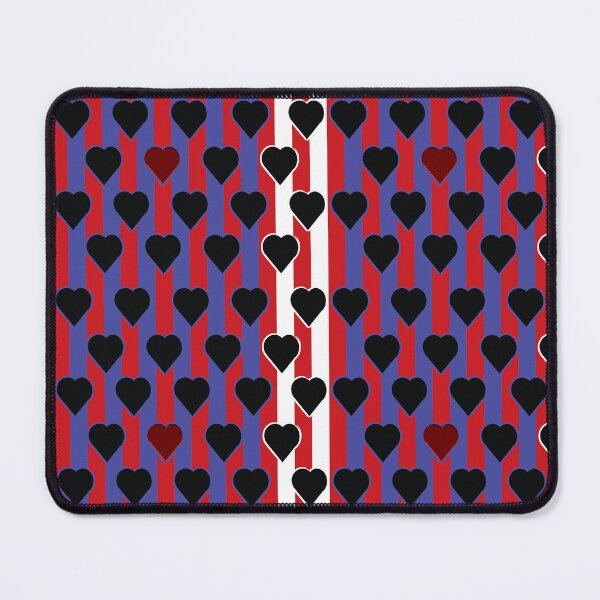Item preview, Red Valentine Heart-blue-black-red  pattern 23 designed and sold by StudioViArt.