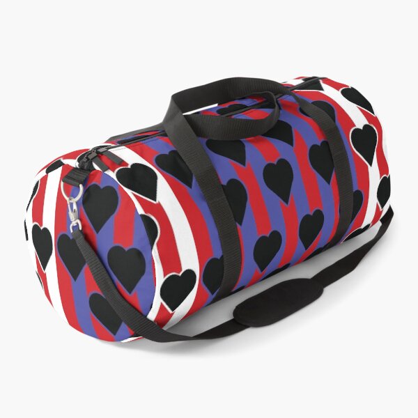 Item preview, Red Valentine Heart-blue-black-red pattern 23 designed and sold by StudioViArt.