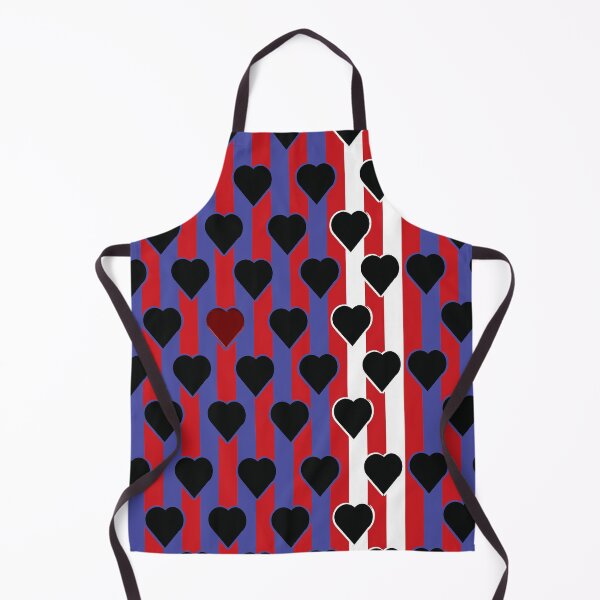 Item preview, Red Valentine Heart-blue-black-red pattern 23 designed and sold by StudioViArt.