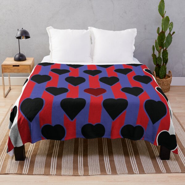 Item preview, Red Valentine Heart-blue-black-red  pattern 23 designed and sold by StudioViArt.