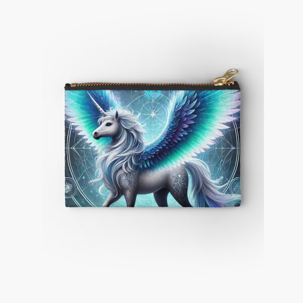 Item preview, Celestial Turquoise Unicorn: Mystical Mandala Magic designed and sold by Fantasy Horseys.