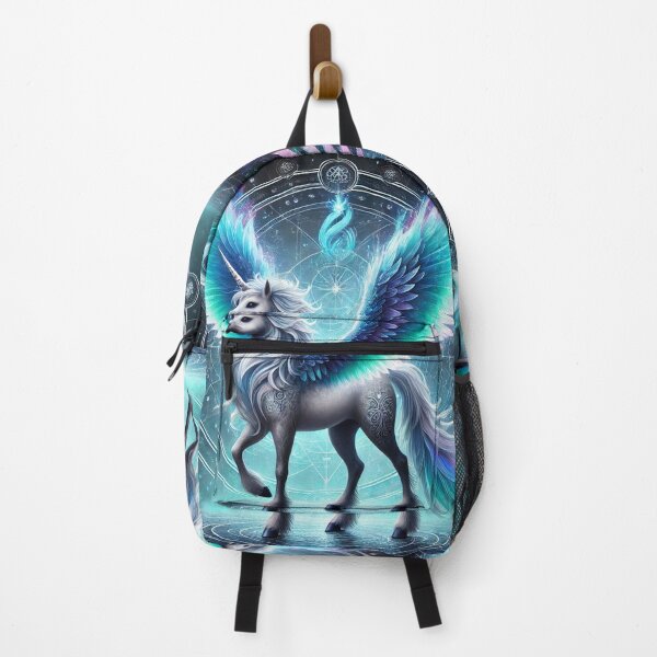 Item preview, Celestial Turquoise Unicorn: Mystical Mandala Magic designed and sold by Fantasy Horseys.