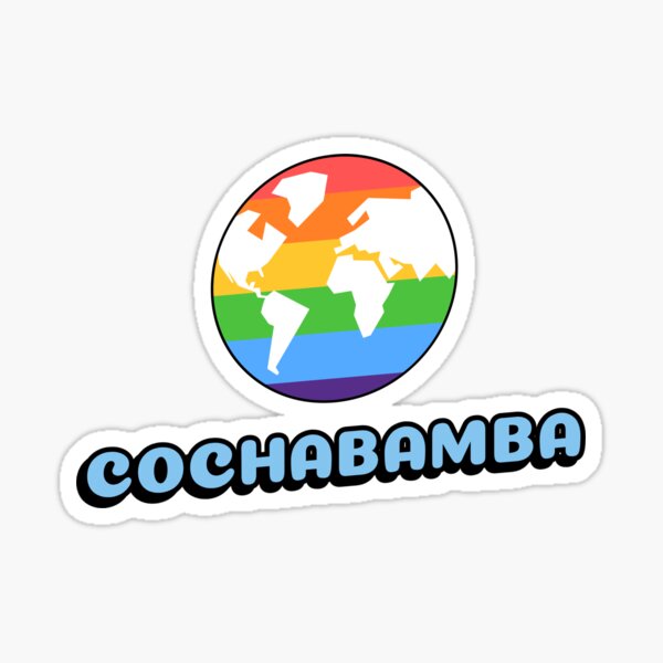 Item preview, Rainbow Earth Cochabamba Design - Pride and Diversity Graphic designed and sold by Bold & Brewed.