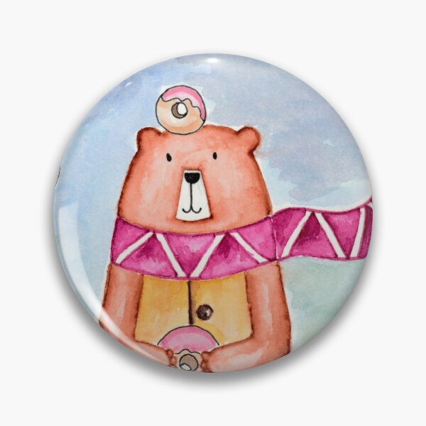 Item preview, Cute bear postcard watercolor illustration for children and adults  designed and sold by hobbyakvarell.