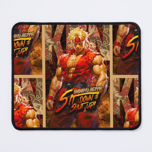 Item preview, Ken Sit Down and Shut Up Retro Street Fighter Gaming Art Shirt designed and sold by Back2Collage.