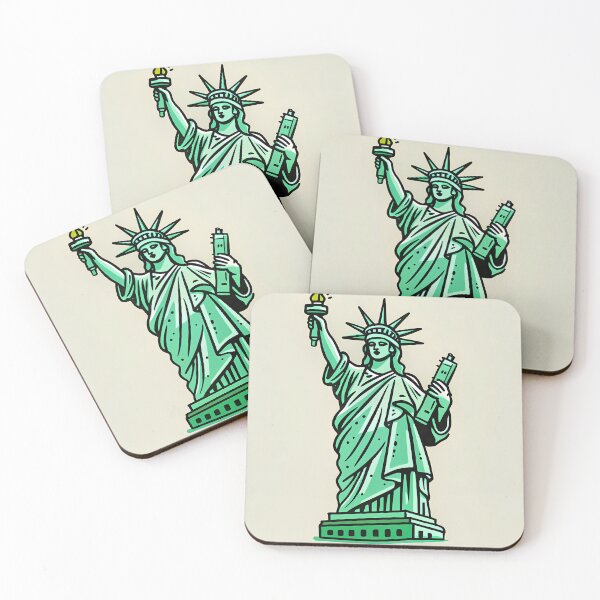 Item preview, NewYork Pop Art United States Statue of Liberty  designed and sold by ART ATTACK ZONE.
