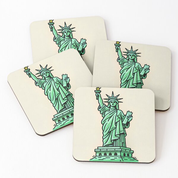 Item preview, City Pop Art United States Statue of Liberty  designed and sold by ART ATTACK ZONE.