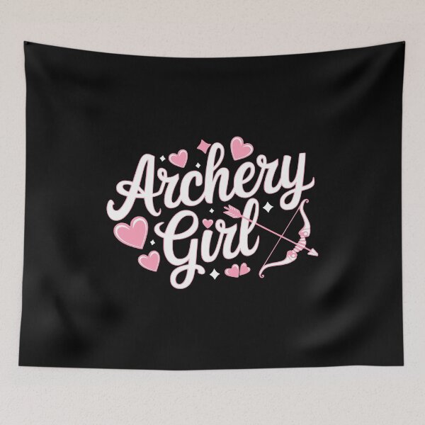 Item preview, Archery Girl! Pink Girly Archery designed and sold by PMCreative.