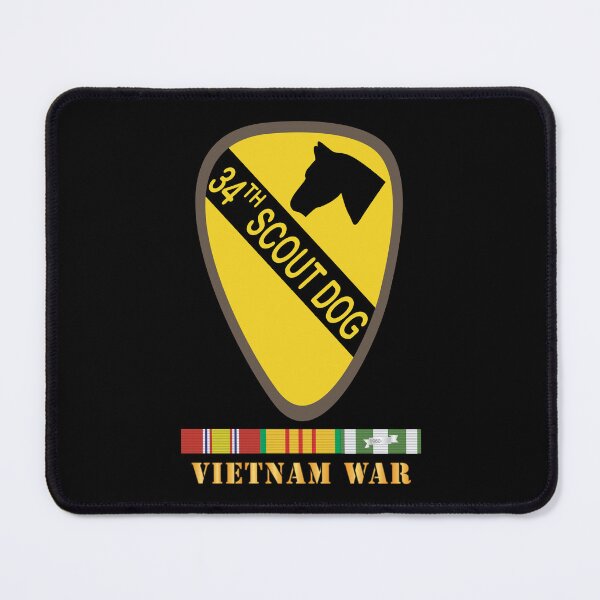 Item preview, 34th Scout Dog Platoon w VN SVC wo Txt X 300 designed and sold by Military Insignia Products.
