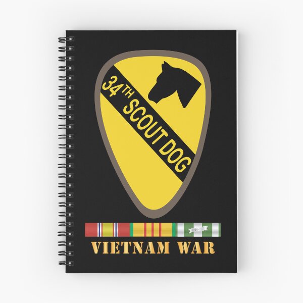 Item preview, 34th Scout Dog Platoon w VN SVC wo Txt X 300 designed and sold by Military Insignia Products.