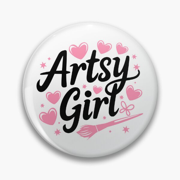 Item preview, Artsy Girl! Pink Girly Artistic designed and sold by PMCreative.