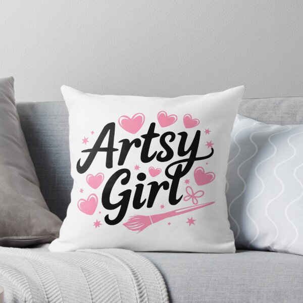 Item preview, Artsy Girl! Pink Girly Artistic designed and sold by PMCreative.