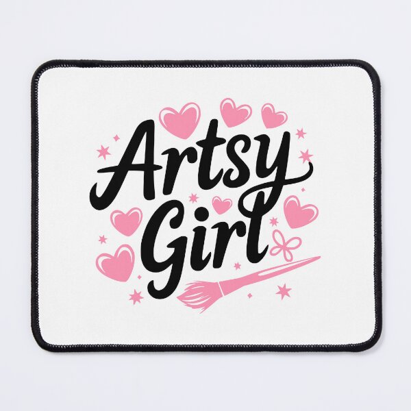 Item preview, Artsy Girl! Pink Girly Artistic designed and sold by PMCreative.
