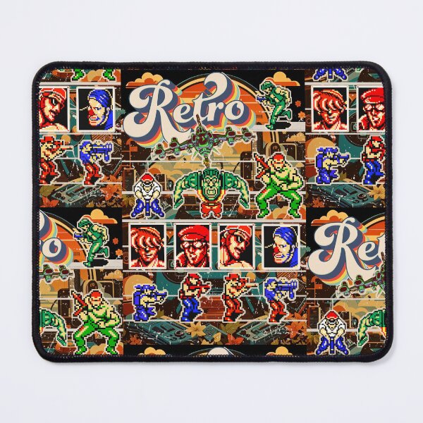 Item preview, Arcade Retro Contra Force Classic 80's Gaming Art designed and sold by Back2Collage.