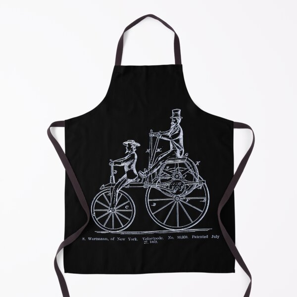 Item preview, Vintage Bicycle Patent Drawing designed and sold by drawbey.