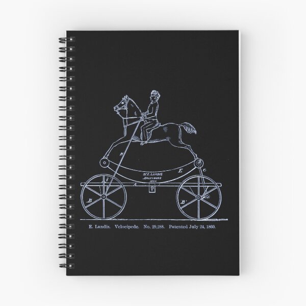 Item preview, Vintage Bicycle Patent Drawing designed and sold by drawbey.