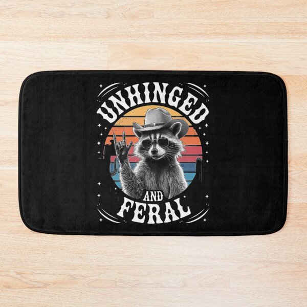 Item preview, Unhinged Raccoon Cowboy Sunset Design designed and sold by love3617.