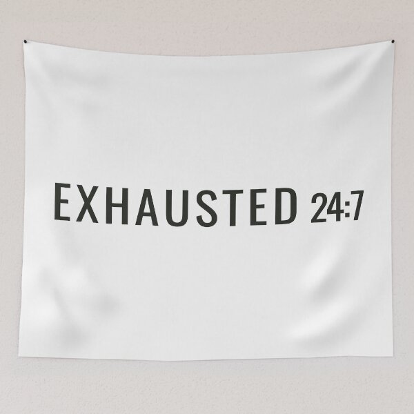 Item preview, Exhausted Menopause 24:7 Funny Bible Verse designed and sold by MoePark.