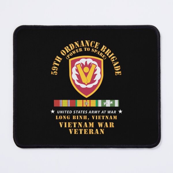 Item preview, 59th Ordnance Brigade - SSI - Long Binh, Vietnam Vet - VN SVC X 300 designed and sold by Military Insignia Products.