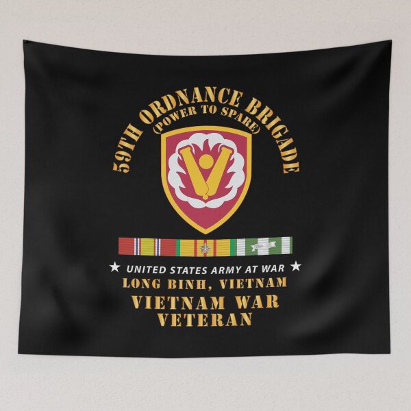 Item preview, 59th Ordnance Brigade - SSI - Long Binh, Vietnam Vet - VN SVC X 300 designed and sold by Military Insignia Products.