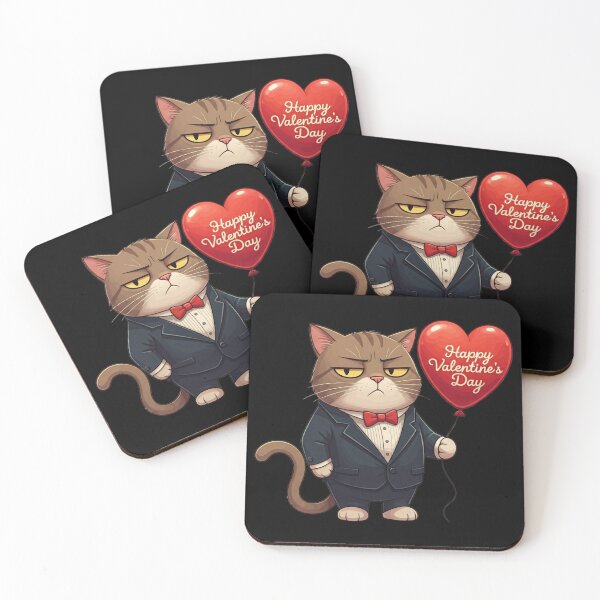 Item preview, Sarcastic Valentines Cat designed and sold by Tw1nsAIArt.