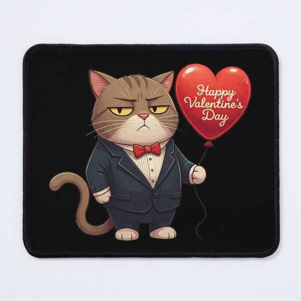 Item preview, Sarcastic Valentines Cat designed and sold by Tw1nsAIArt.