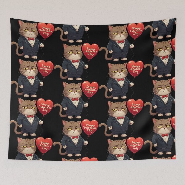 Item preview, Sarcastic Valentines Cat designed and sold by Tw1nsAIArt.