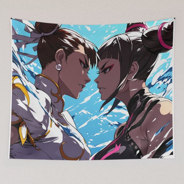 Item preview, Chun Li & Juri Han - 2 designed and sold by Infinite-Aspire.